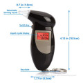 Keychain van hoge kwaliteit digitale adem alcohol tester